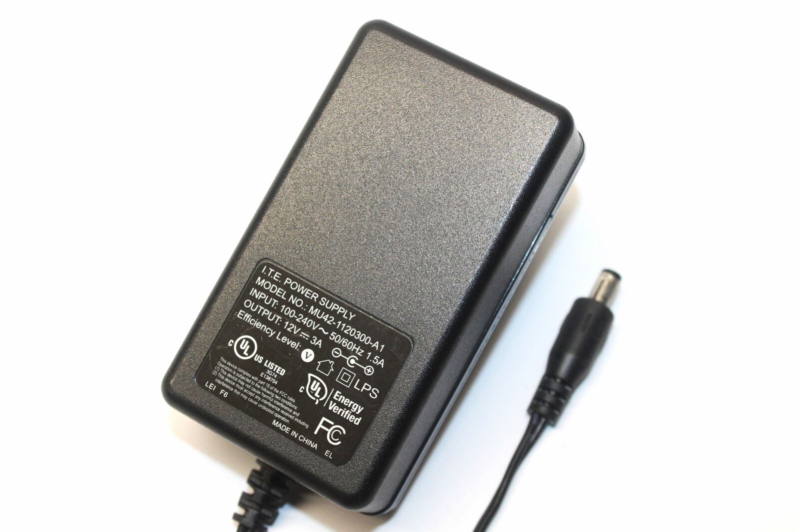 New 12V 3A ITE MU42-1120300-A1 Power Supply Ac Adapter - Click Image to Close